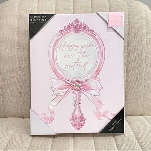 NEW District Pink Mirror Wall Art Decor‎ Coquette Mirror